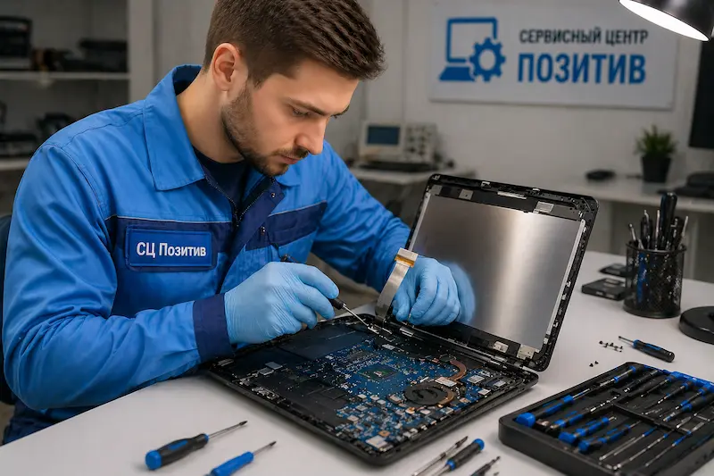 Ремонт шлейфа матрицы ноутбука в Сестрорецке