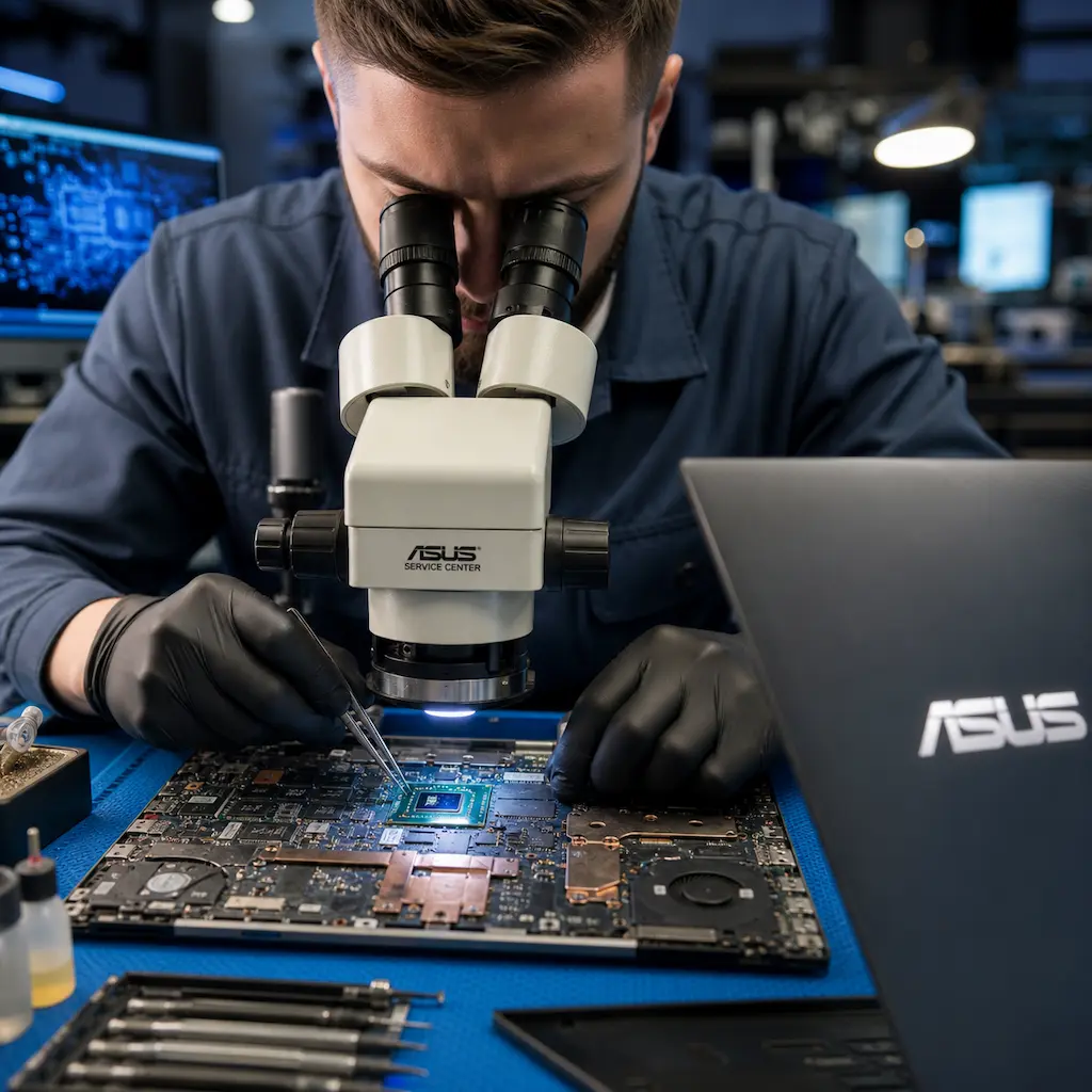 Замена видеокарты ноутбука Asus в Сестрорецке
