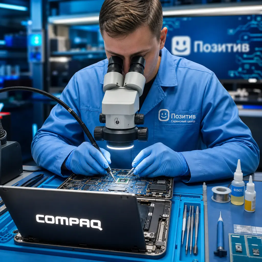 Замена видеокарты ноутбука Compaq в Сестрорецке