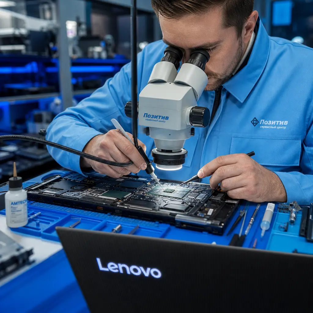 Замена видеокарты ноутбука Lenovo в Сестрорецке