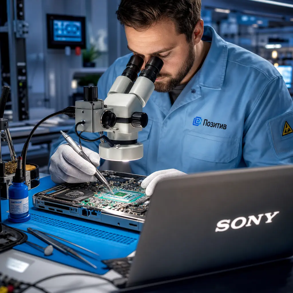 Замена видеокарты ноутбука Sony в Сестрорецке