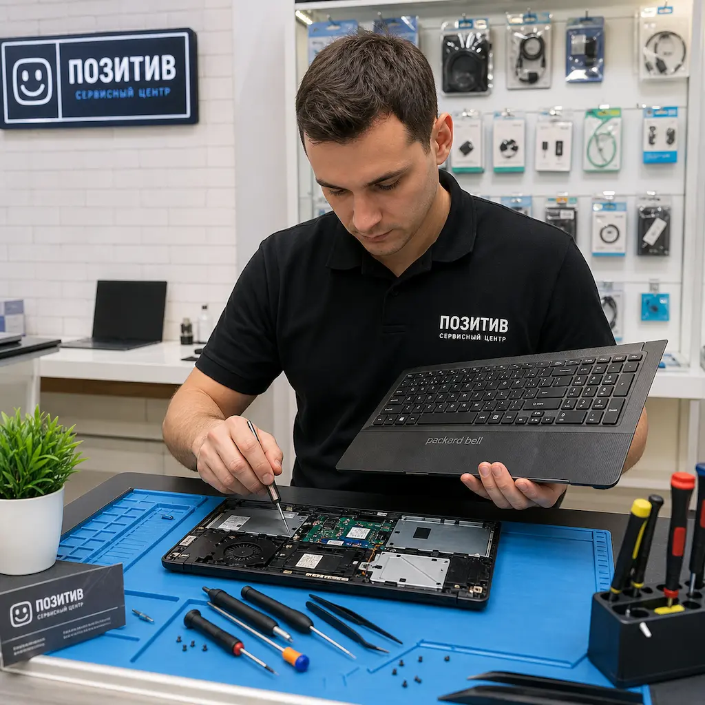 заменить клавиатуру на ноутбуке Packard Bell в Сестрорецке