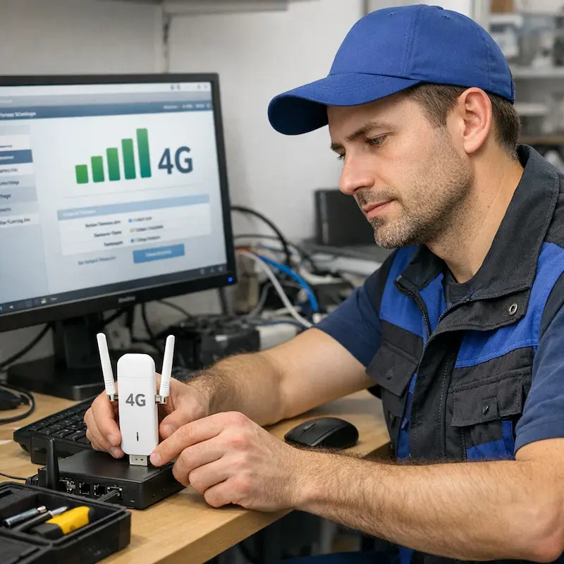 Настройка LTE модема в Сестрорецке