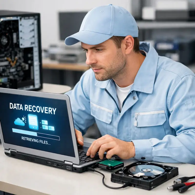 Восстановление данных и файлов в Сестрорецке