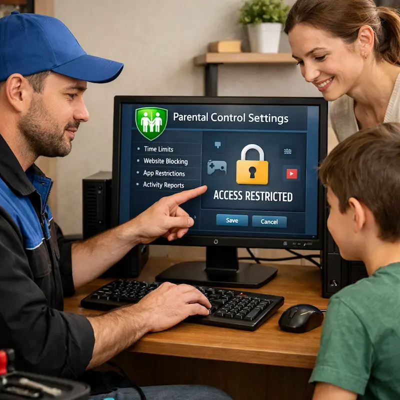 Родительский контроль на компьютере и ноутбуке в Сестрорецке