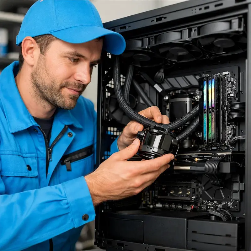 Установка СЖО на ПК в Сестрорецке