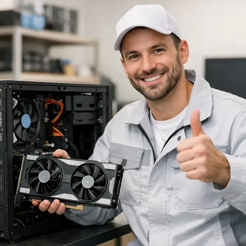 установка видеокарты на ПК в Сестрорецке