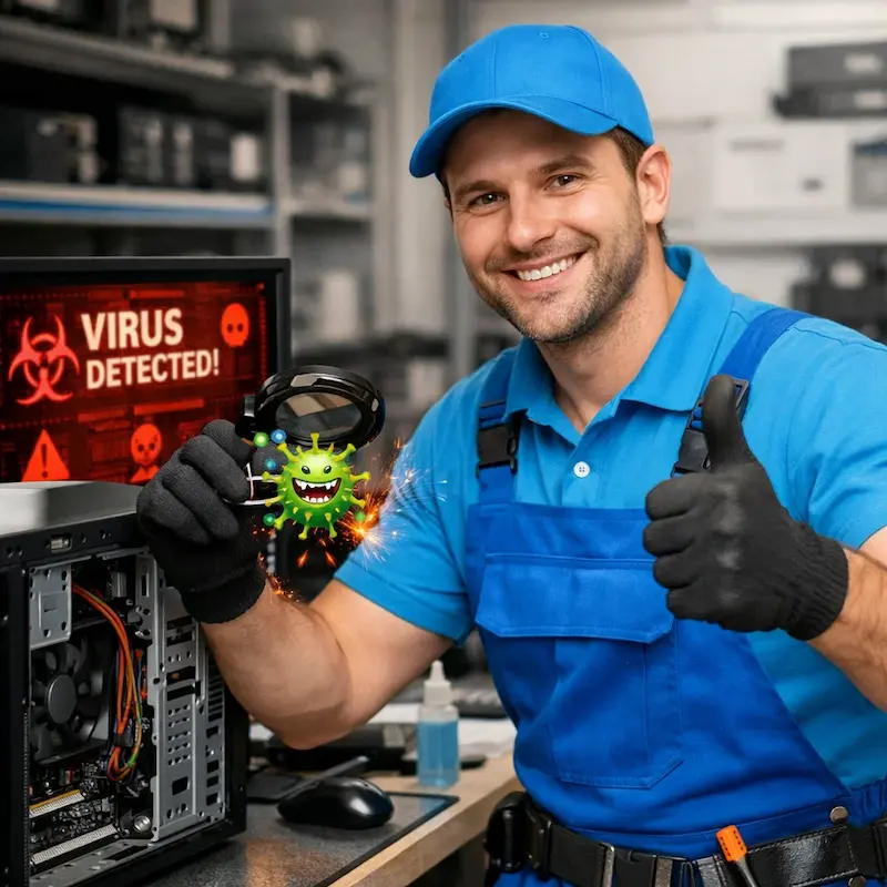 Удаление вирусов с компьютера в Сестрорецке